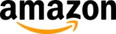 Amazon logo with the brand name in black lowercase letters and an orange curved arrow below, pointing from "a" to "z.