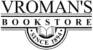 Logo of Vroman's Bookstore with the text "Vroman's Bookstore Since 1894" and an open book graphic between horizontal lines.