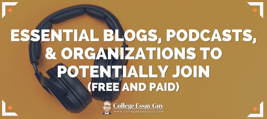 Essential Blogs, Podcasts and Organizations from around the web for high school college counselors and independent educational consultants.