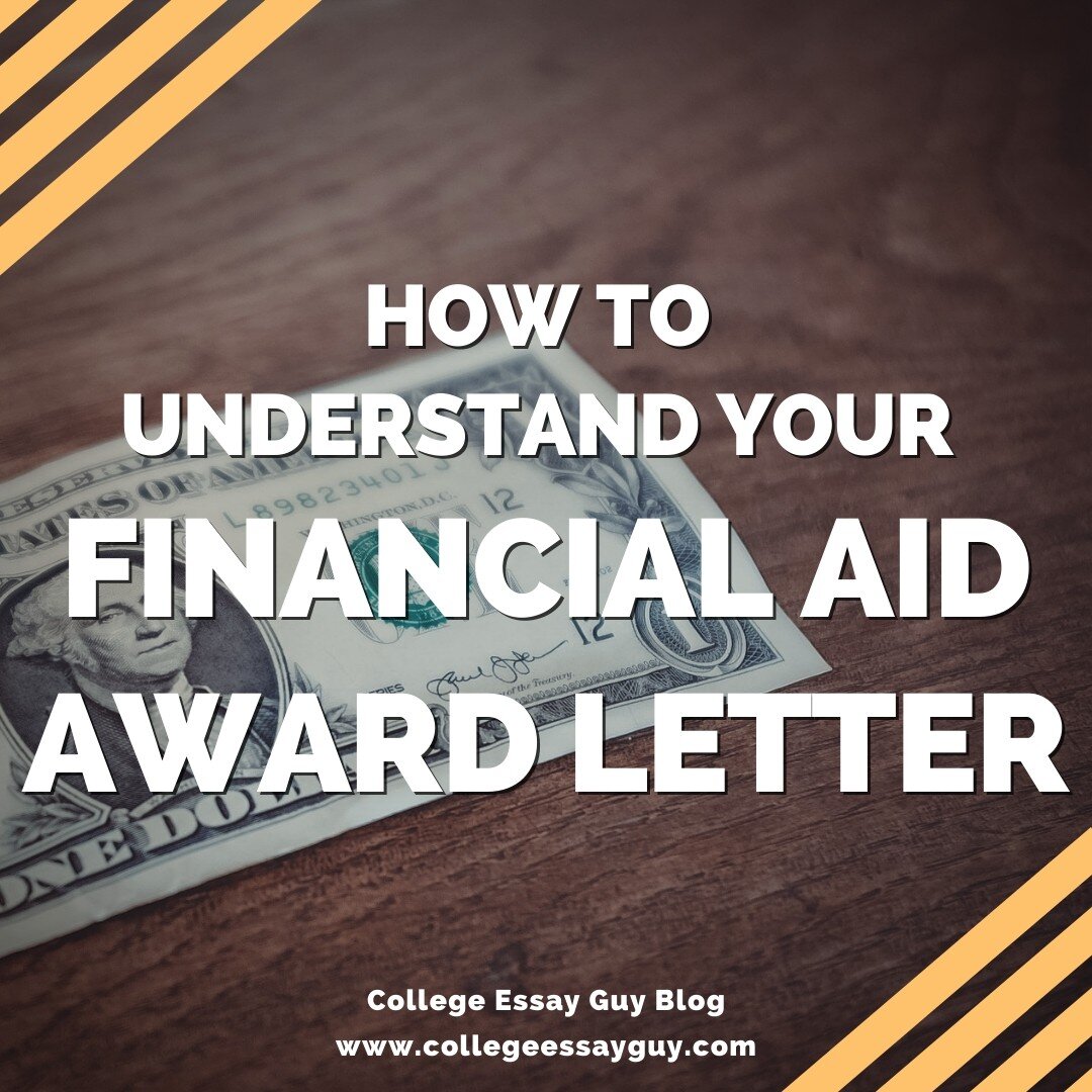 financial aid award letter
