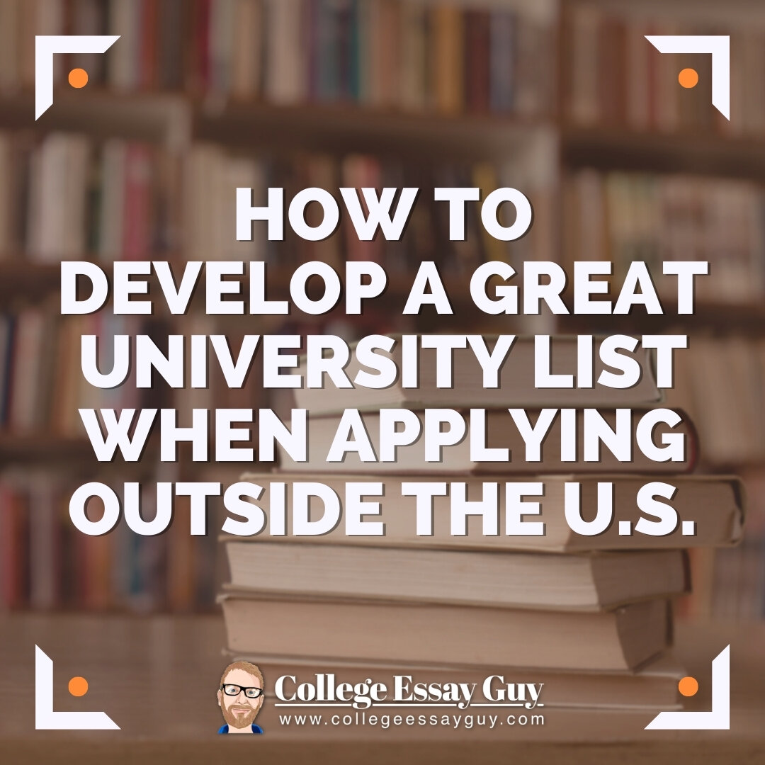In this guide, learn how to research and choose the colleges and universities outside of the United States to apply to.