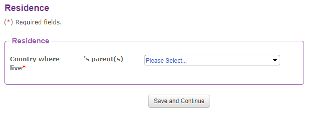 CSS Profile - Parent's Residence